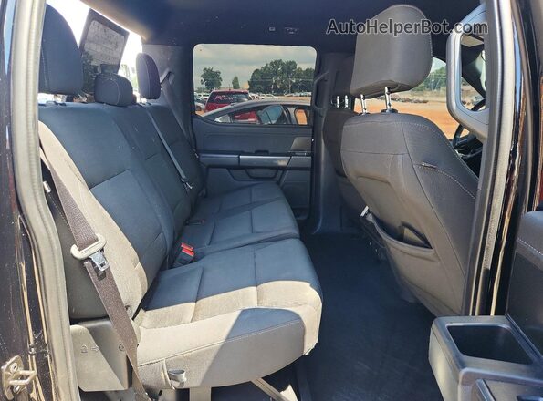 1FTFW3LD4RFB82045 2024 FORD F150 Black Вид задніх сидінь