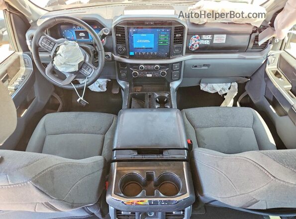1FTFW3LD4SFB05102 2025 FORD F150 Black წინა პანელის ხედი