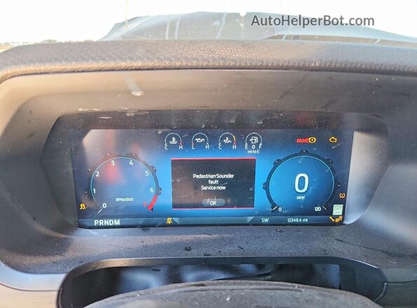 1FTFW3LD4SFB05102 2025 FORD F150 Black ხელსაწყოთა პანელის ხედი