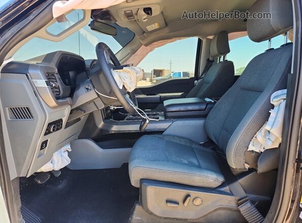 1FTFW3LD4SFB05102 2025 FORD F150 Black წინა სალონის ხედი