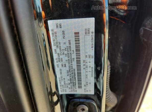 1FTFW3LD4SFB05102 2025 FORD F150 Black ძრავის განყოფილების ხედი