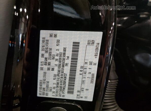 1FTFW3LD5SFA36727 2025 FORD F150 Black 
