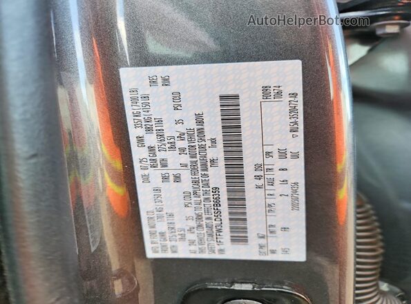 1FTFW3LD5SFB66359 2025 FORD F150 Серый Вид подкапотного пространства