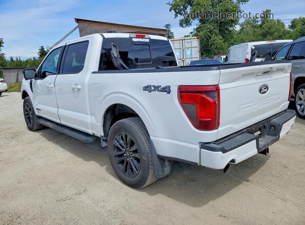 1FTFW3LD7RFB32823 2024 FORD F150 White Trasero izquierdo