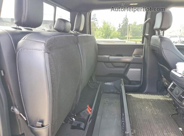 1FTFW3LD7RFB32823 2024 FORD F150 White Vista de los asientos traseros