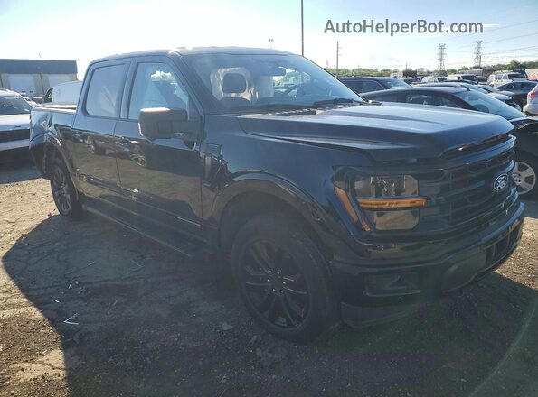 1FTFW3LD7SFA18536 2025 FORD F150 Черный Передняя правая четверть