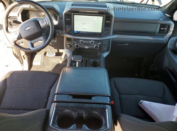 1FTFW3LD7SFA18536 2025 FORD F150 Черный Вид панели приборов
