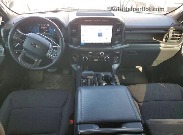 1FTFW3LD9RFB10046 2024 FORD F150 White Вид панелі приладів
