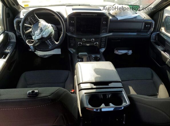 1FTFW3LDXRFA50097 2024 FORD F150 Blue Առջևի վահանակի տեսք