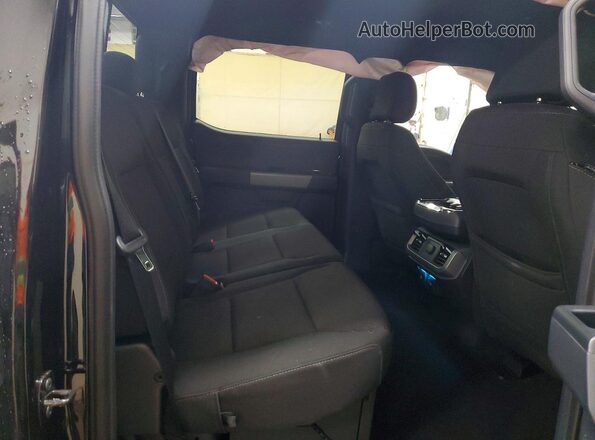 1FTFW3LDXSFA34391 2025 FORD F150 Black Vista de los asientos traseros