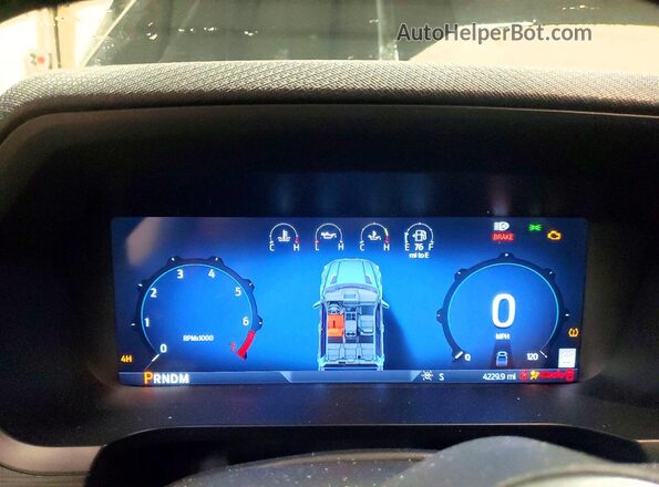 1FTFW3LDXSFA34391 2025 FORD F150 Black Vista del cuadro de instrumentos