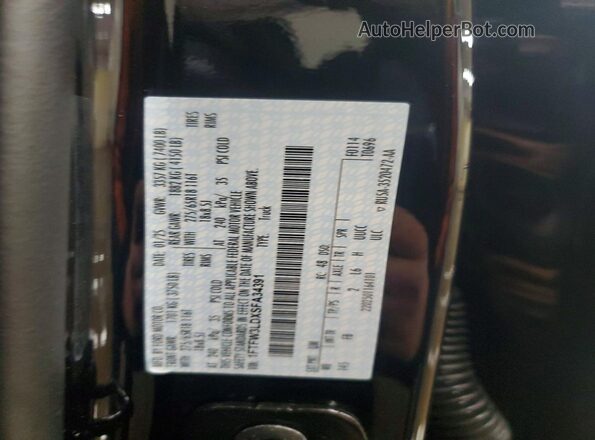 1FTFW3LDXSFA34391 2025 FORD F150 Black Vista del compartimento del motor