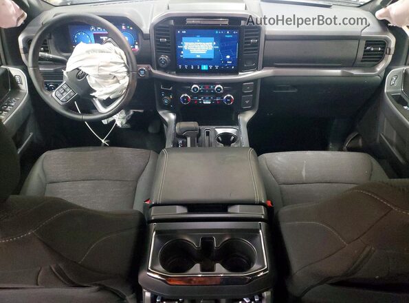 1FTFW3LDXSFA34391 2025 FORD F150 Black Vista del salpicadero