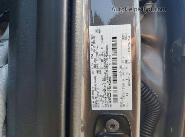 1FTFW4L58SFA60079 2025 FORD F150 Gray Շարժիչի բաժամունքի տեսք
