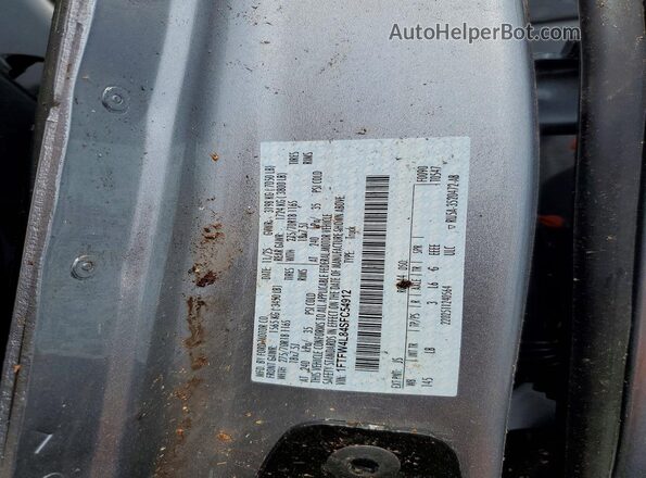 1FTFW4L84SFC54912 2025 FORD F150 Silver ძრავის განყოფილების ხედი