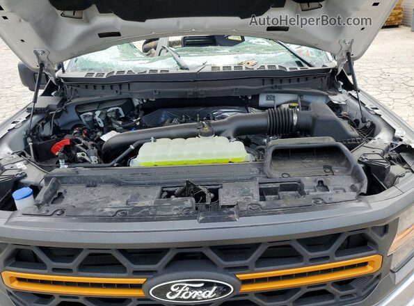 1FTFW4L84SFC54912 2025 FORD F150 Silver უკანა სალონის ხედი