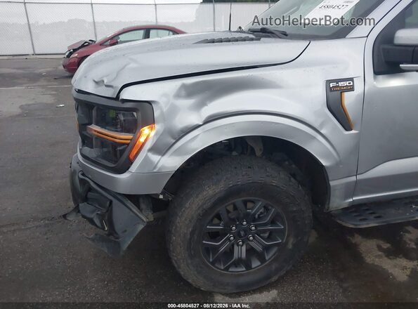 1FTFW4L87RFB37352 2024 FORD F150 Silver Դիմացի տեսք