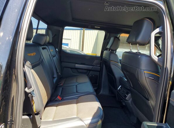 1FTFW4L87SFC26098 2025 FORD F150 Black Հետևի նստատեղերի տեսք