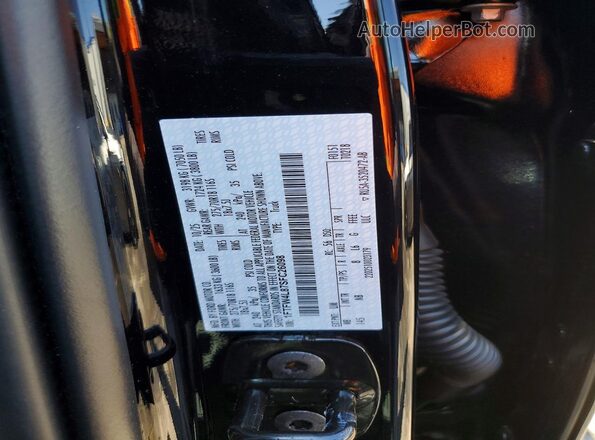 1FTFW4L87SFC26098 2025 FORD F150 Black Շարժիչի բաժամունքի տեսք