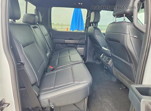 1FTFW5L50SFB43902 2025 FORD F150 White Вид задніх сидінь