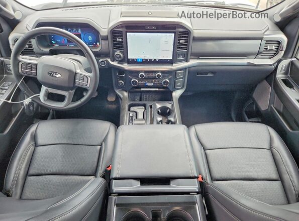 1FTFW5L50SFB43902 2025 FORD F150 White Вид панелі приладів