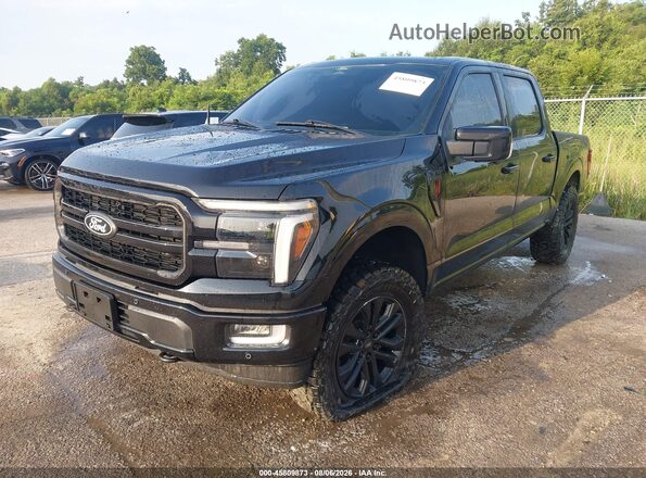 1FTFW5L54RFC10401 2024 FORD F150 Черный Передняя левая четверть