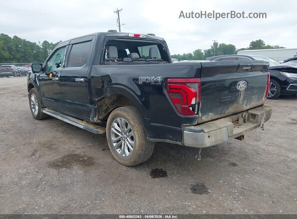 1FTFW5L56RFA35827 2024 FORD F150 Black Trasero izquierdo