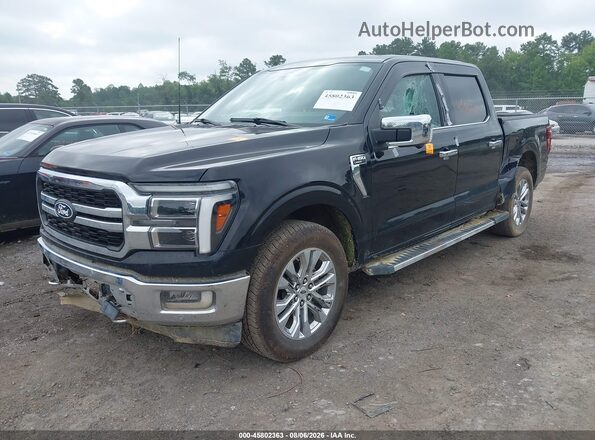 1FTFW5L56RFA35827 2024 FORD F150 Black Vista tres cuartos delantera izquierda