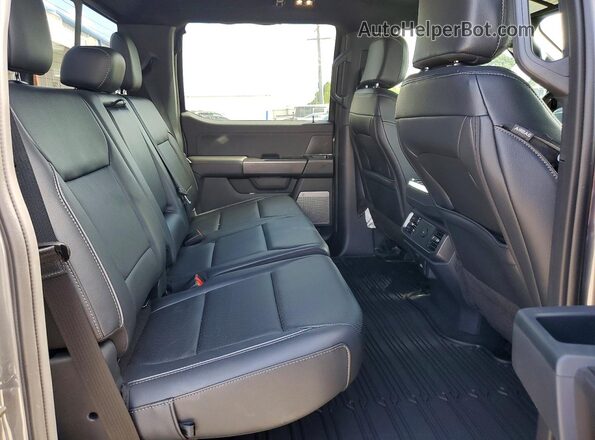 1FTFW5L5XSFC65134 2025 FORD F150 Gray Rear seats view