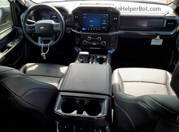 1FTFW5L5XSFC65134 2025 FORD F150 Gray Dashboard view