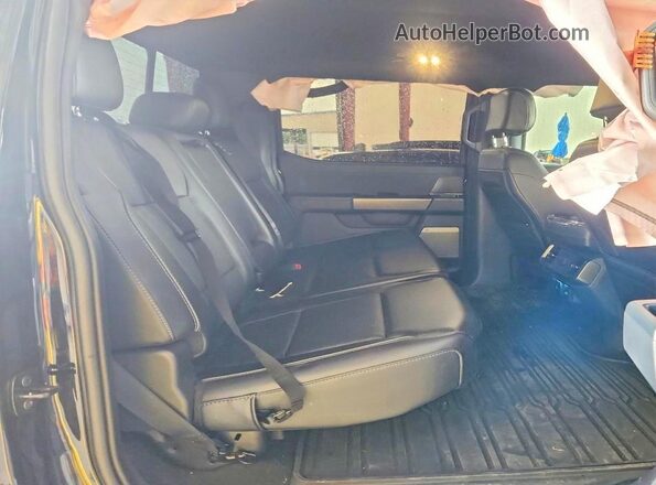 1FTFW5L84SFA27385 2025 FORD F150 Black Вид задніх сидінь
