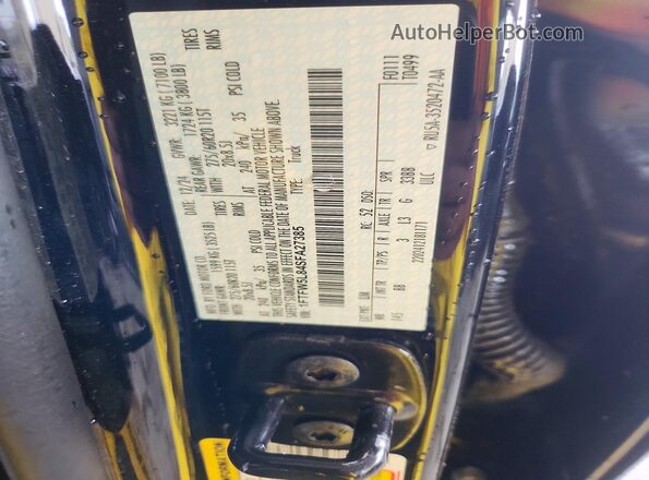 1FTFW5L84SFA27385 2025 FORD F150 Black Вид підкапотного простору