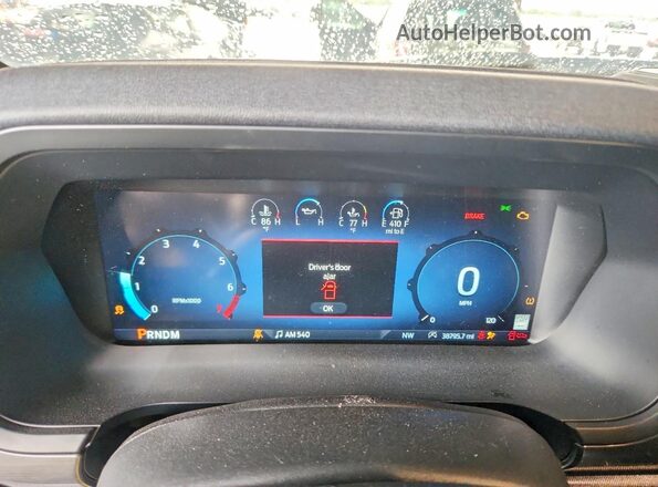 1FTFW5L84SFA27385 2025 FORD F150 Black Вид щитка приладів