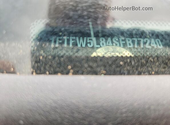 1FTFW5L84SFB77240 2025 FORD F150 Black Engine compartment view