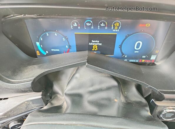 1FTFW5L84SFB77240 2025 FORD F150 Black Instrument cluster view