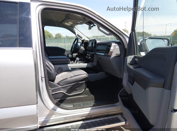 1FTFW5L87RKD96050 2024 FORD F150 Gray Vista interior delantera