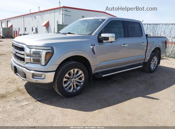 1FTFW5L87RKD96050 2024 FORD F150 Gray Vista tres cuartos delantera izquierda