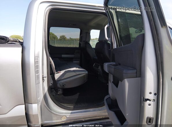 1FTFW5L87RKD96050 2024 FORD F150 Gray Vista de la etiqueta del VIN