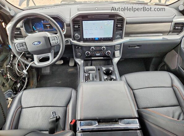 1FTFW5L8XSKD74209 2025 FORD F150 Black წინა პანელის ხედი