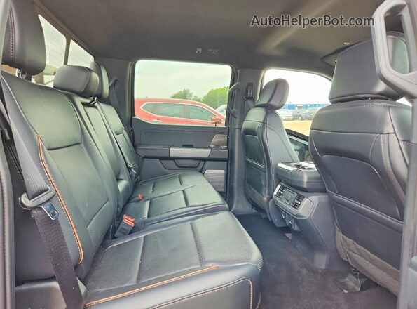 1FTFW5L8XSKD74209 2025 FORD F150 Black უკანა სავარძლების ხედი