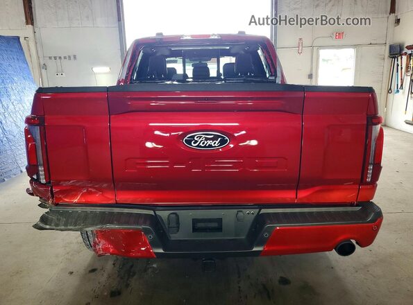 1FTFW5LD2SFA24563 2025 FORD F150 Red Вид ззаду