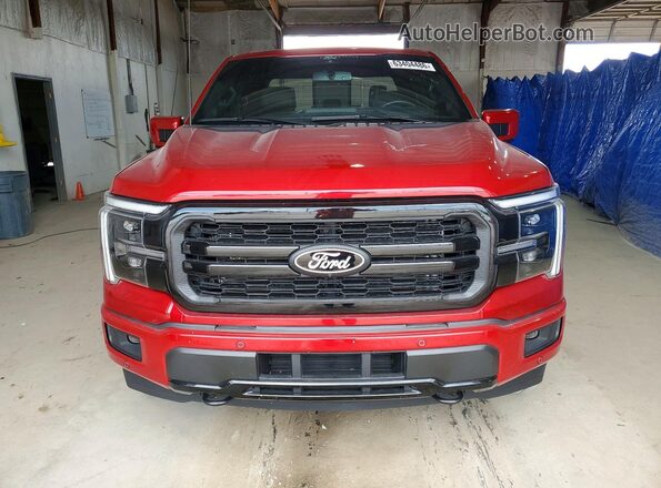 1FTFW5LD2SFA24563 2025 FORD F150 Red Вид спереду