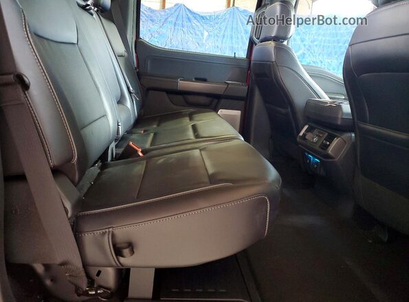 1FTFW5LD2SFA24563 2025 FORD F150 Red Вид задніх сидінь