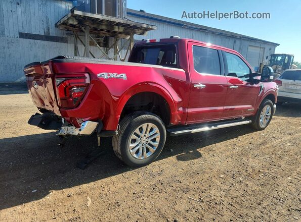 1FTFW5LD4SFA71741 2025 FORD F150 Красный Задняя правая четверть