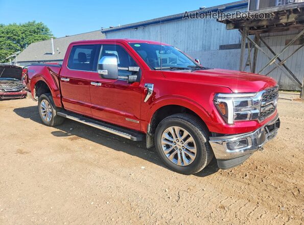 1FTFW5LD4SFA71741 2025 FORD F150 Красный Передняя правая четверть