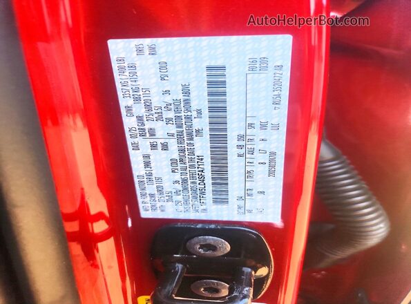 1FTFW5LD4SFA71741 2025 FORD F150 Красный Вид подкапотного пространства