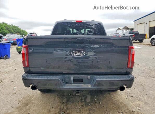 1FTFW5LD5RFA00574 2024 FORD F150 Black Вид ззаду