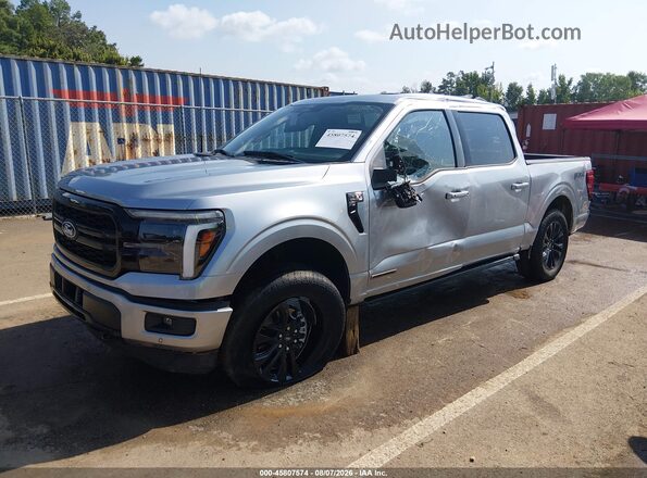 1FTFW5LD5SFA62725 2025 FORD F150 Silver Առջևի ձախ երեք քառորդ տեսարան
