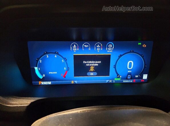 1FTFW5LD5SFB53722 2025 FORD F150 Black Instrument cluster view