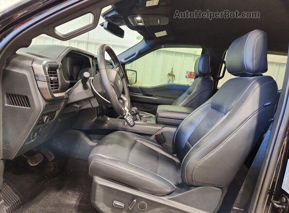 1FTFW5LD5SFB53722 2025 FORD F150 Black Front interior view